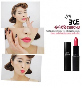 3 Concept Eyes Lip Color # 408 Chu Chu